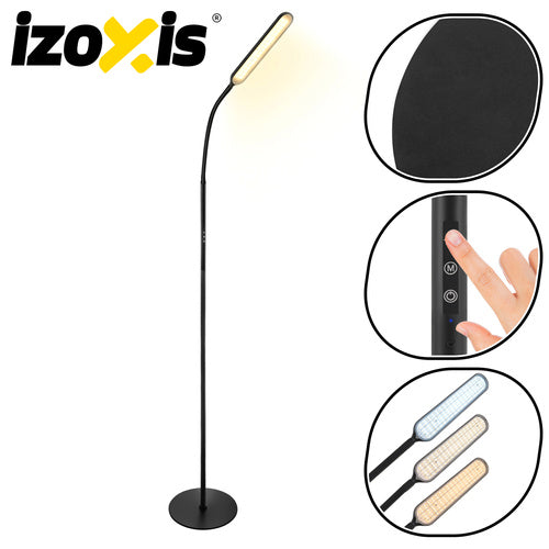 LED Podna Lampa 180 cm - Crna