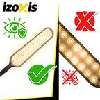 LED Podna Lampa 180 cm - Crna