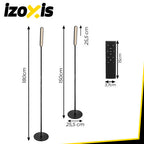 LED Podna Lampa 180 cm - Crna