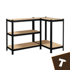 Metalne Police 222x100x45cm - 1000kg