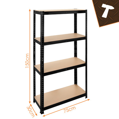 Metalne Police 150x75x30 cm - 700 kg