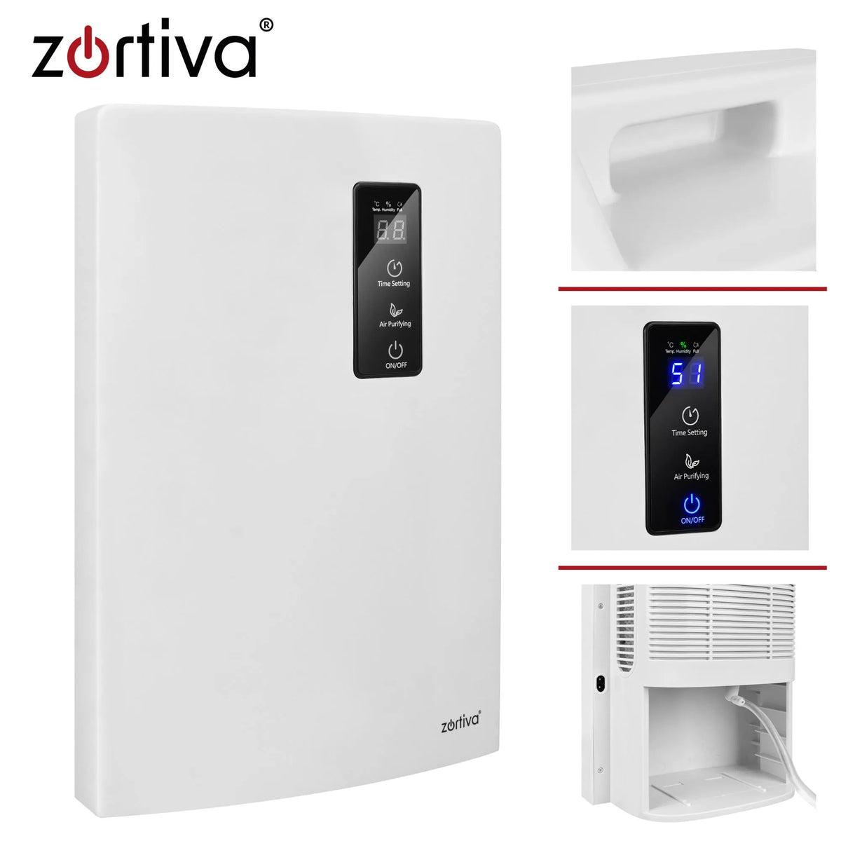 2-u-1 Odvlaživač Zraka s Pročišćavanjem Zraka