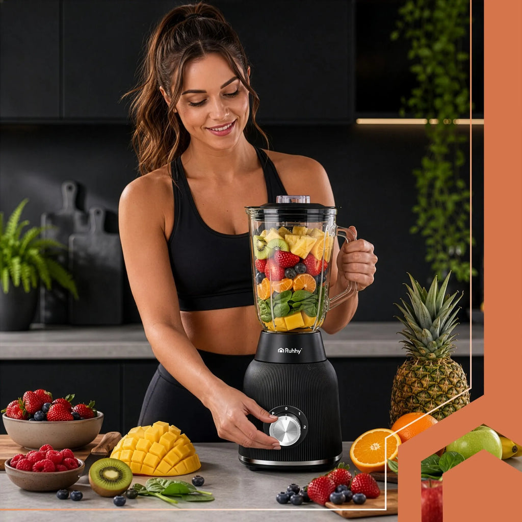 Stakleni Blender – 1200W + 2 Boce