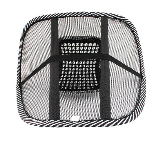 Ortopedski Naslon za Leđa s Masažnom Podlogom 40x39cm Crni