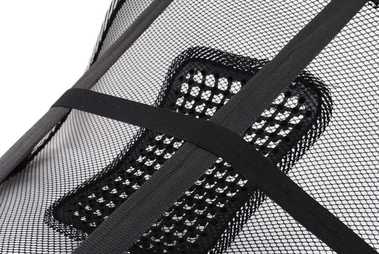 Ortopedski Naslon za Leđa s Masažnom Podlogom 40x39cm Crni