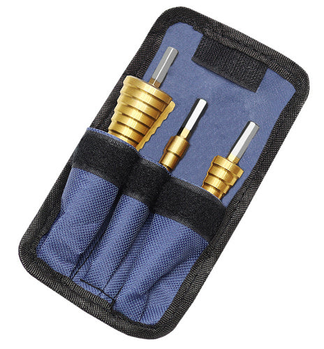 Set Konusnih Svrdla 3 Komada s Titan Premazom u Kutiji