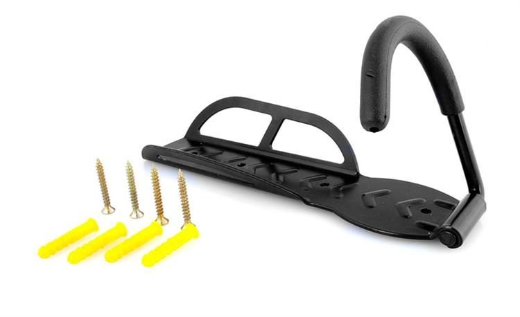 Zidni Držač za Bicikl, Crni, 26 x 7 x 12 cm, Nosivost 25 kg