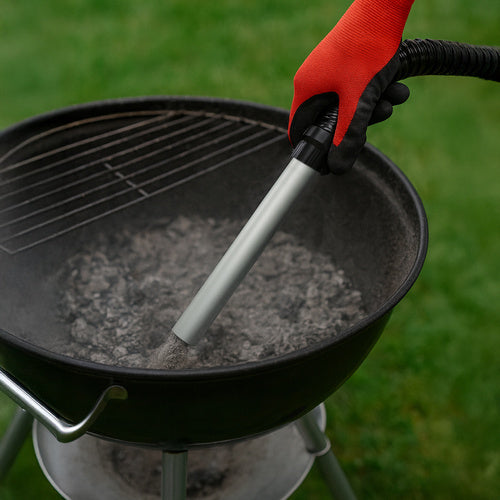 Usisavač za pepeo 800 W – Industrijski usisavač za kamin, peć i roštilj s HEPA filtrom (10 L)