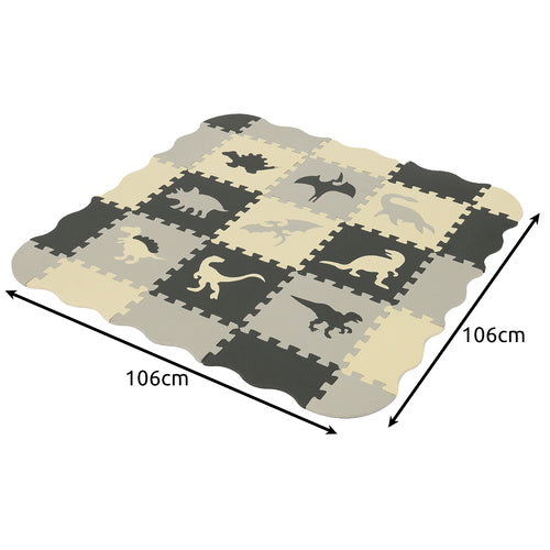 Edukativna Podloga za Igranje  – Puzzle s Dinosaurima 30,5 × 30,5 cm