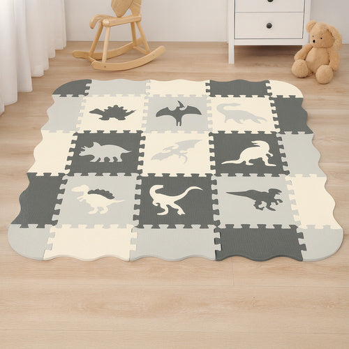 Edukativna Podloga za Igranje  – Puzzle s Dinosaurima 30,5 × 30,5 cm