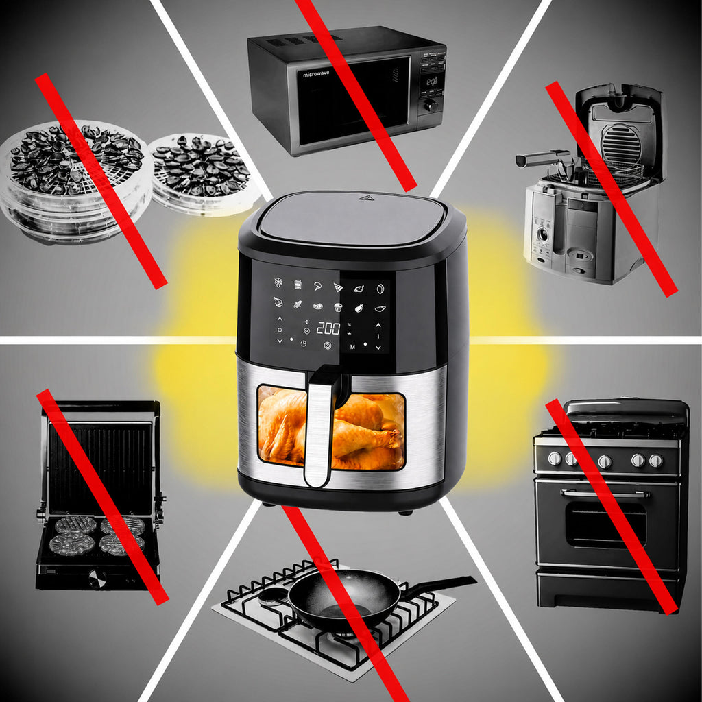 Air Fryer - Friteza na Vrući Zrak 6L - 1500W - 12 Programa