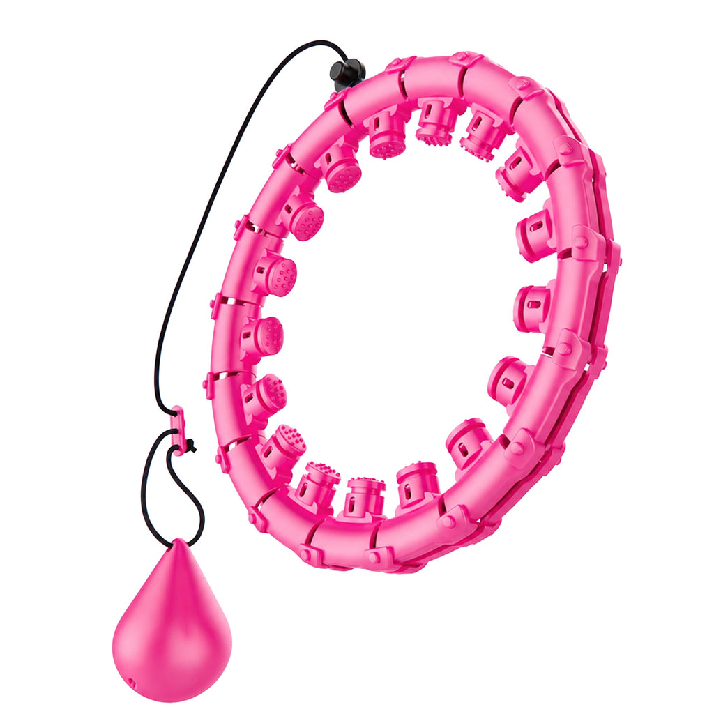 Hula Hop Obruč Plus Size s Utegom - 24 Segmenata