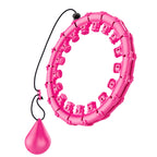 Hula Hop Obruč Plus Size s Utegom - 24 Segmenata
