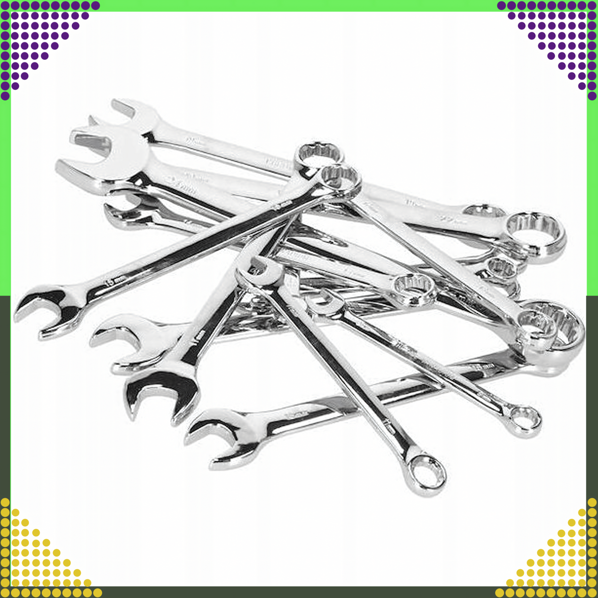 Set Vilasto Okastih Ključeva - 8 kom - 8-22mm