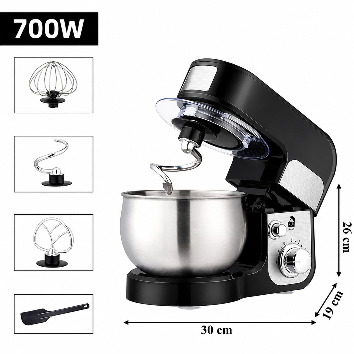 Planetarni Kuhinjski Robot 700W s Posudom 3L