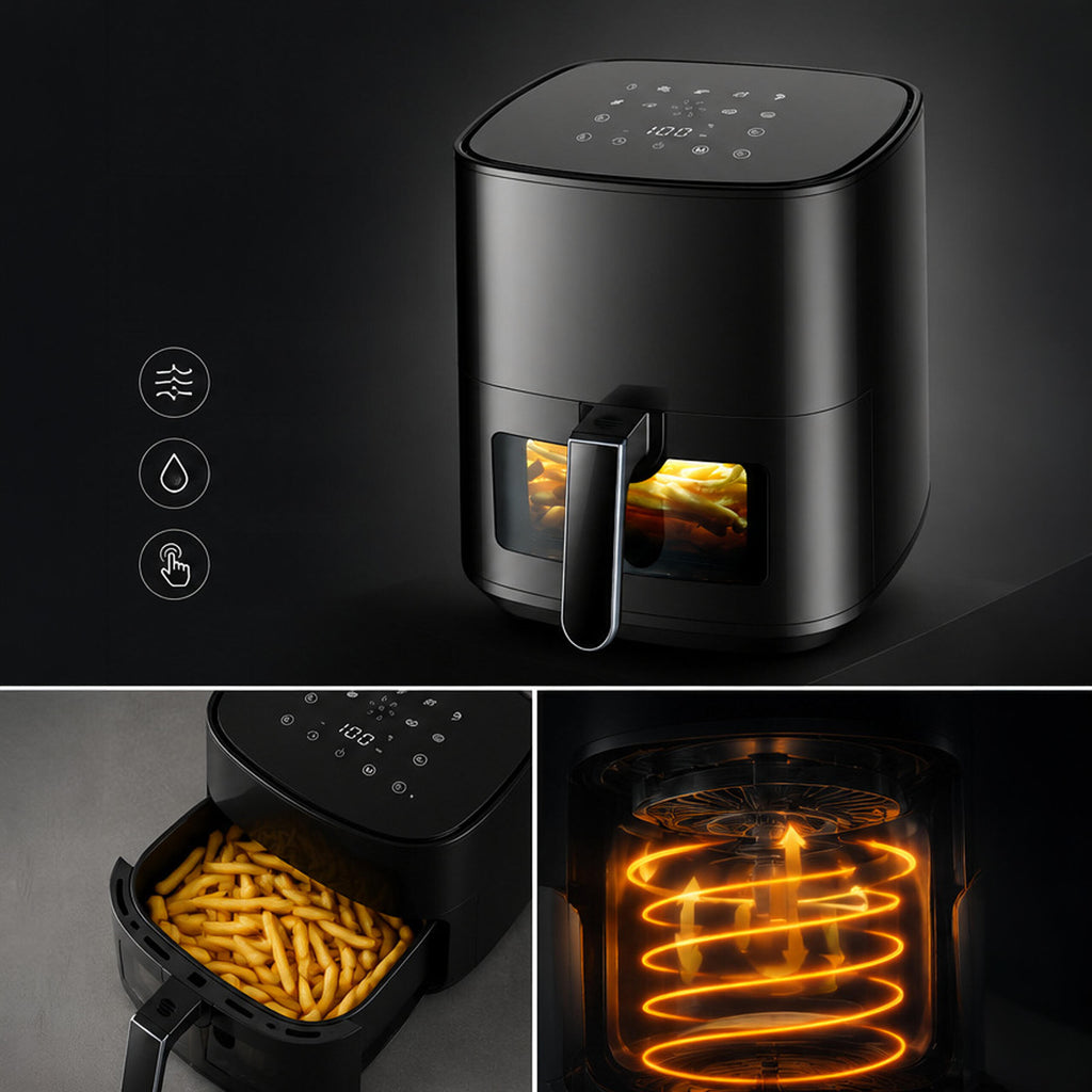 Air Fryer - Friteza na Vrući Zrak 5L - 1500W - 9 Programa