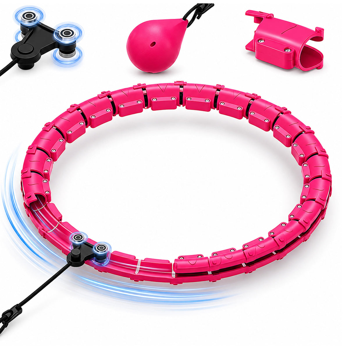 Sklopiv Hula Hoop s Utegom - s Masažom