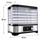 Dehidrator - Sušilica za Voće i Povrće 600W - 6 Polica, LCD