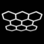 Hexagon LED Rasvjeta - 257.6 × 244.4 cm
