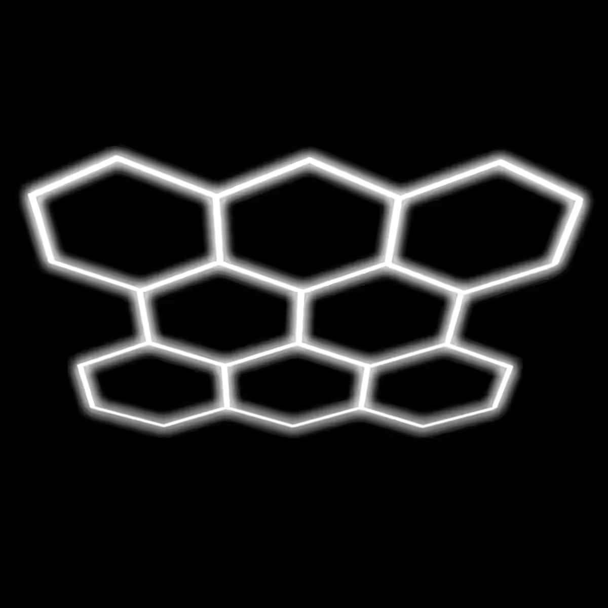 Hexagon LED Rasvjeta - 257.6 × 244.4 cm