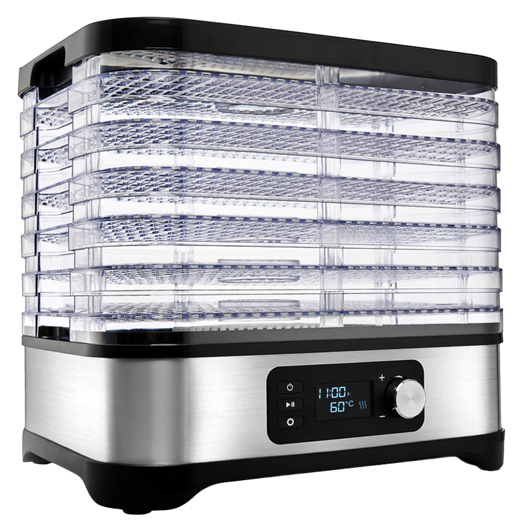 Dehidrator - Sušilica za Voće i Povrće 600W - 6 Polica, LCD