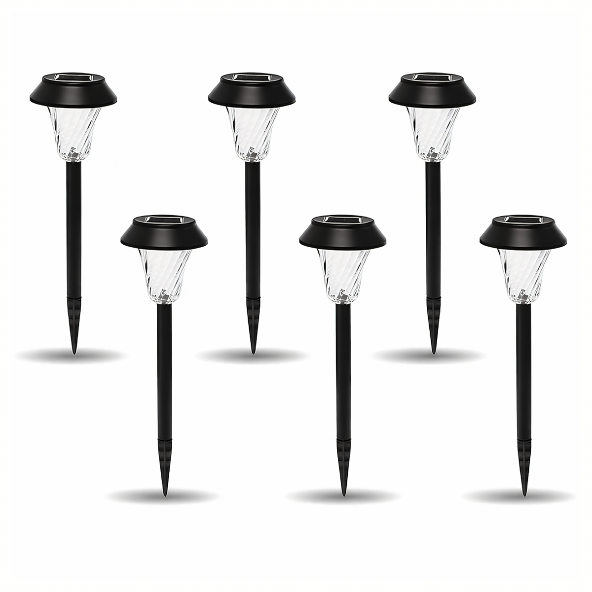 Solarne Vrtne Lampe 41 cm - Set od 6