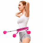 Hula Hop Obruč Plus Size s Utegom - 24 Segmenata