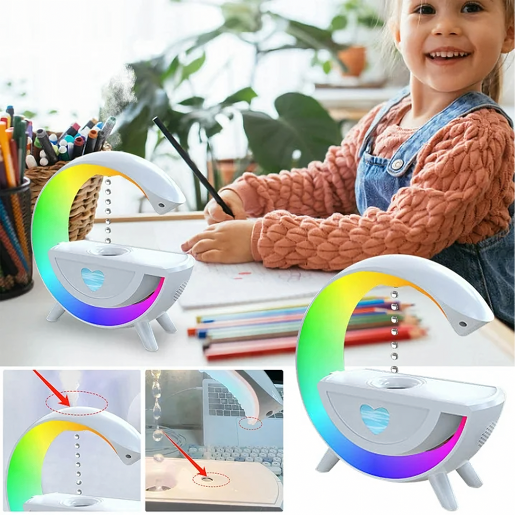 Antigravitacijski Ovlaživač Zraka s RGB Lampom
