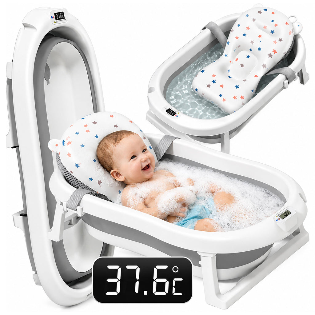 Sklopiva Kadica za Bebe s LCD Termometrom