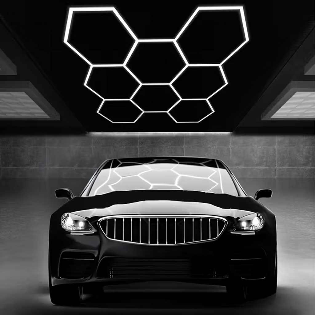 Hexagon LED Rasvjeta - 257.6 × 244.4 cm
