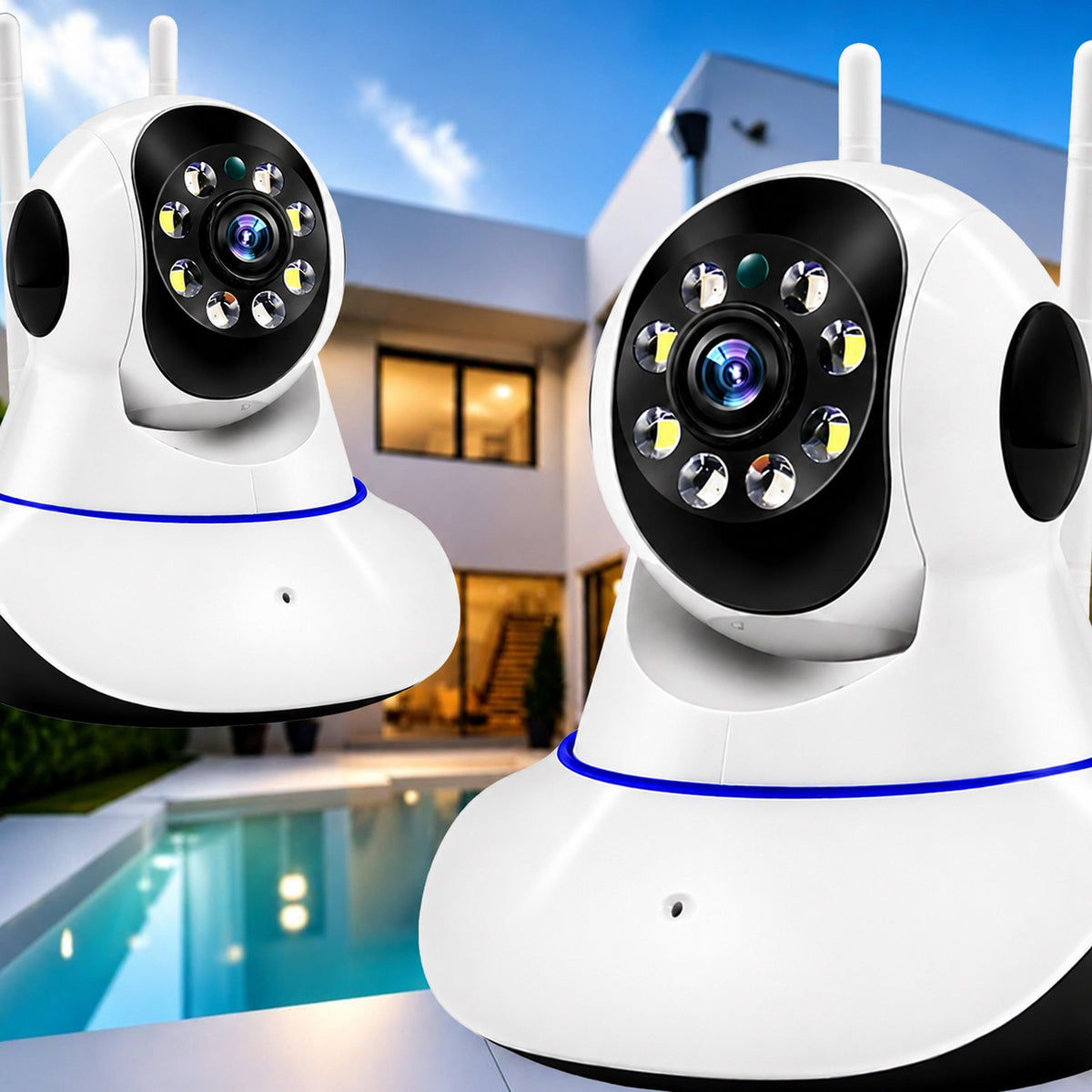 Bežična Rotirajuća WiFi 360° Kamera za Nadzor