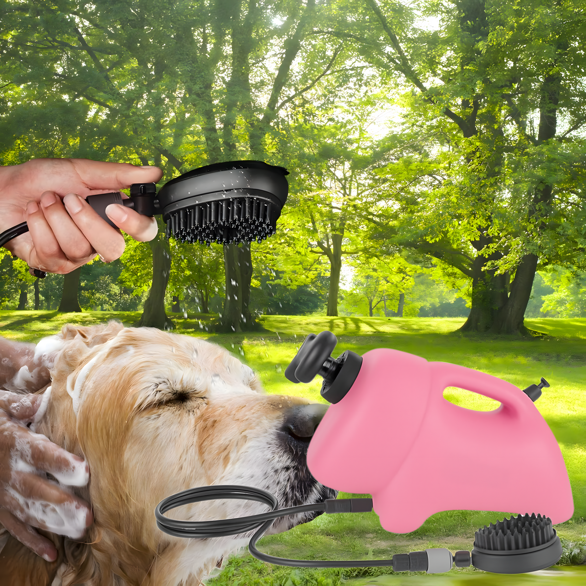 Prijenosni Tuš za Kućne Ljubimce - Pink