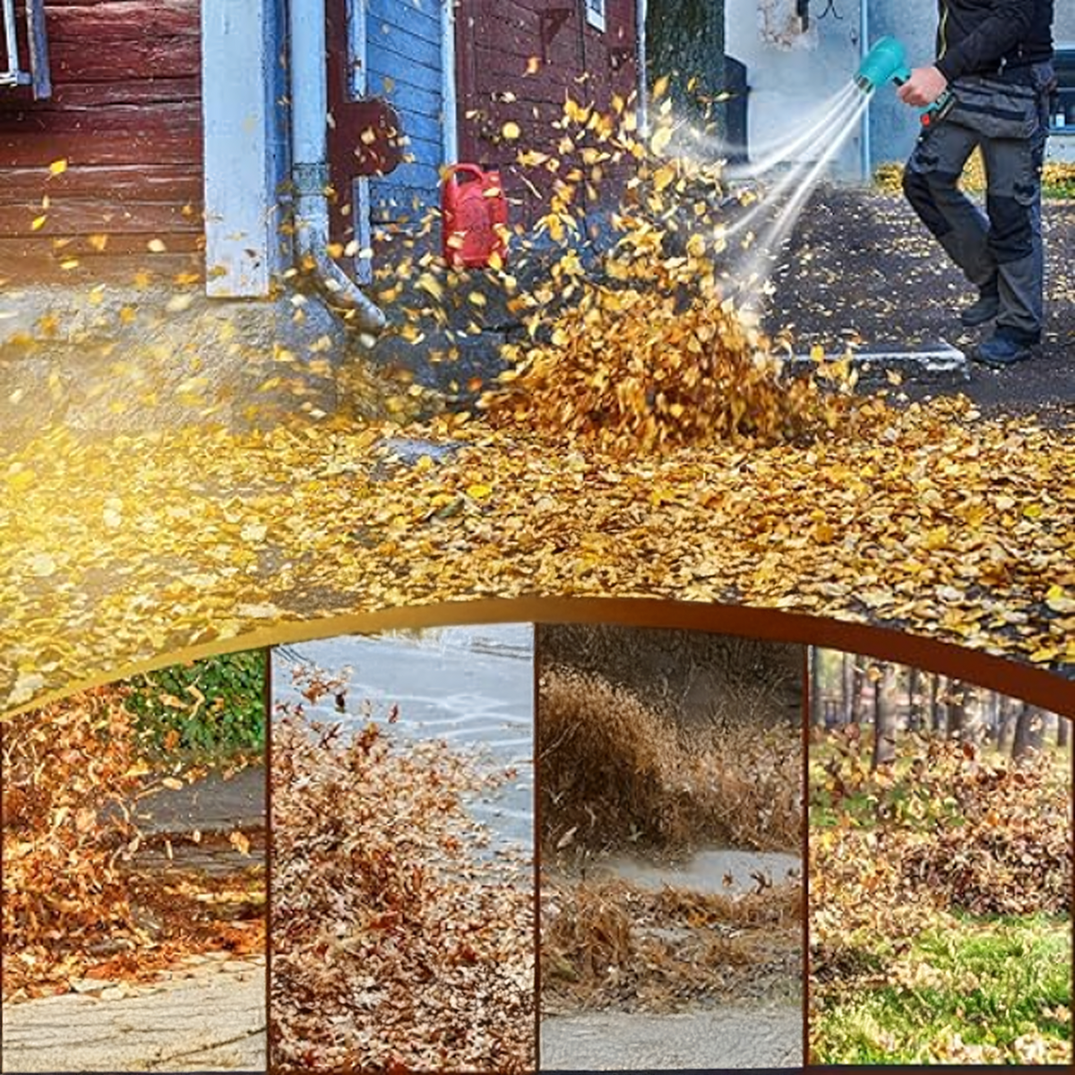 Aku Ručna Puhalica za Lišće i Prašinu - 400W