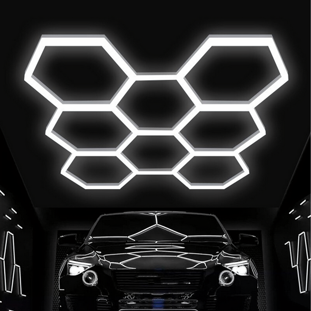 Hexagon LED Rasvjeta - 257.6 × 244.4 cm