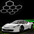 Hexagon LED Rasvjeta - 257.6 × 244.4 cm