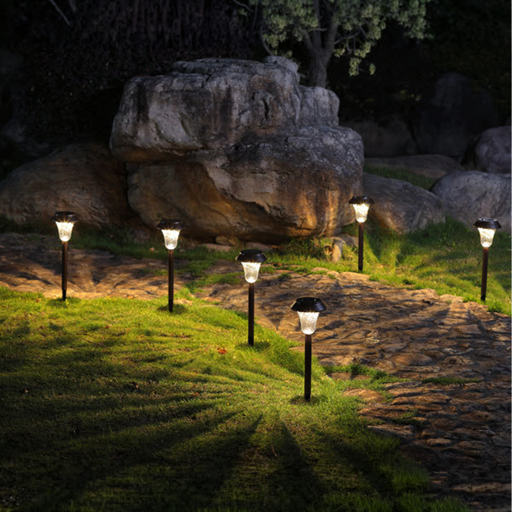 Solarne Vrtne Lampe 41 cm - Set od 6