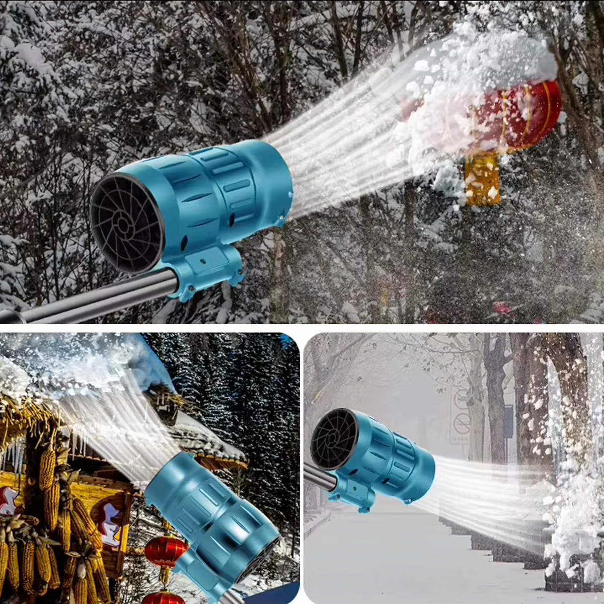 Sklopiva Aku Puhalica za Snijeg i Lišće - do 128cm