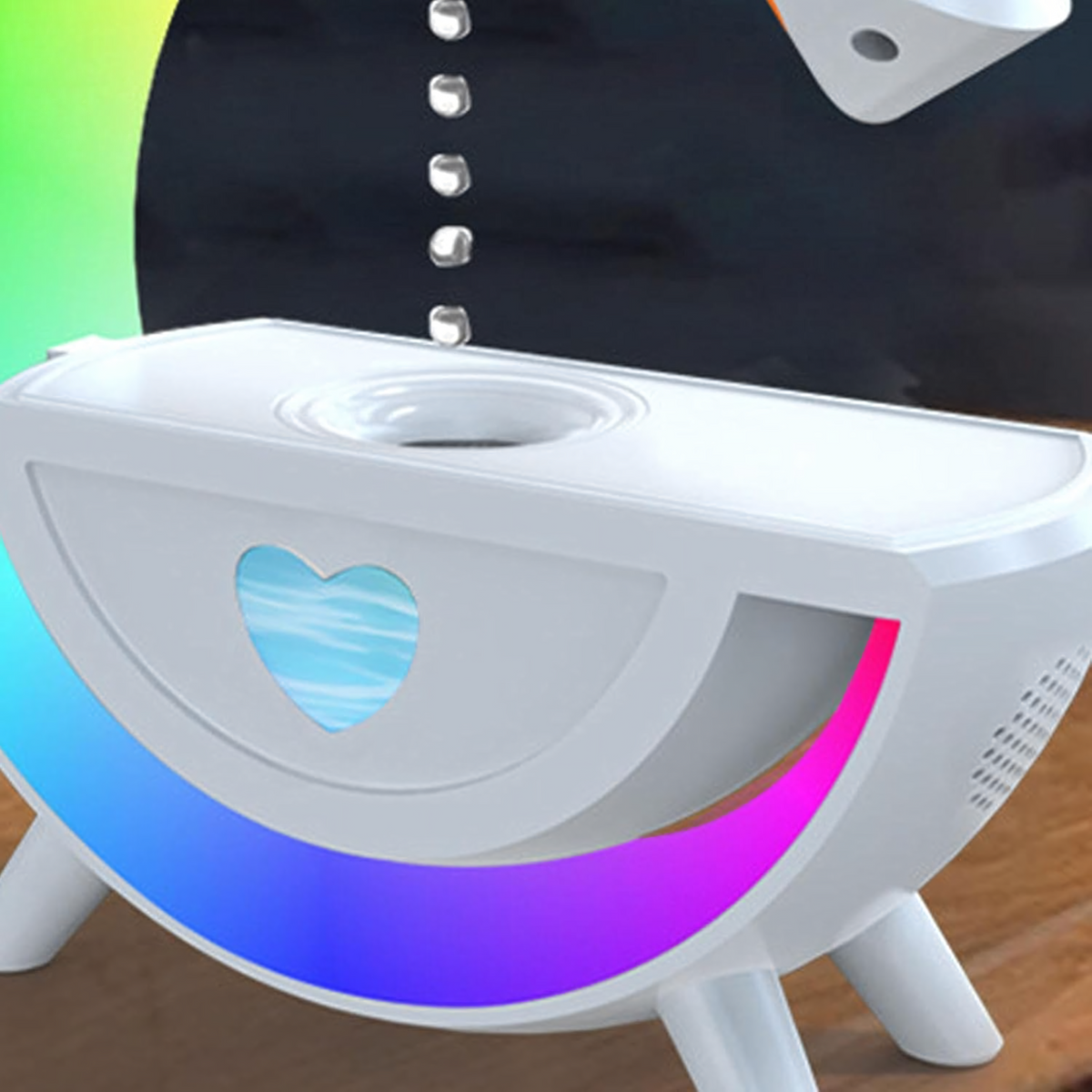 Antigravitacijski Ovlaživač Zraka s RGB Lampom