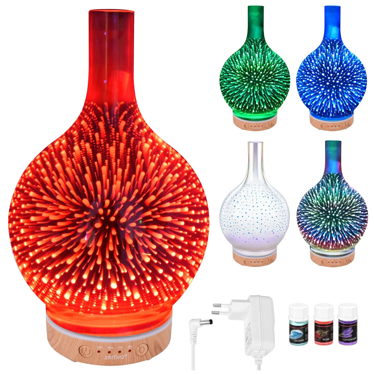 Aromatski Difuzor-Ovlaživač Zraka 200ml - 3D Efekt