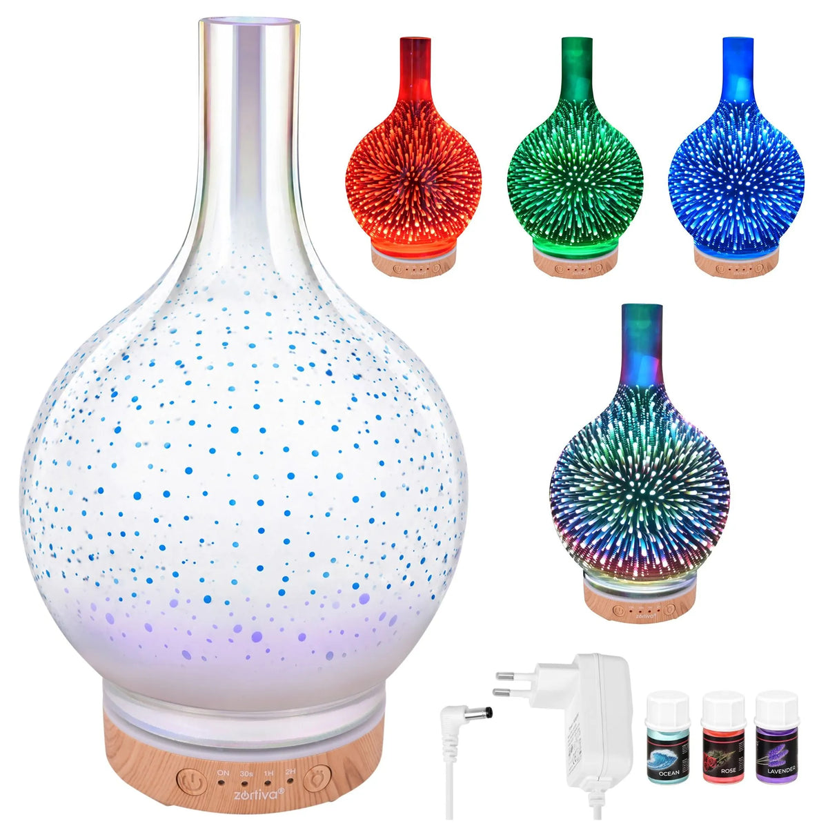Aromatski Difuzor-Ovlaživač Zraka 200ml - 3D Efekt