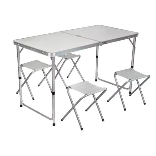 Kamp Set – Stol + 4 Stolice