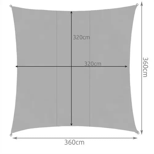 Sjenilo Jedro Kvadrat  3.6x3.6m