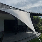 Trokutasto Sjenilo za Sunce 3x3x3m Sivo
